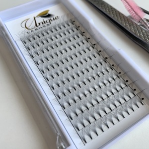 Mi giả thủ công cao cấp Fresh Lashes, độ cong D, 0.05mm, chân ngắn, quạt sẵn 8D, tạo logo riêng cho bạn - Product Image 3