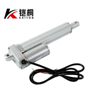 Actionneur linéaire micro électrique 1000N 12V 24V DC à grande poussée, étanche IP65, pour ouvre-fenêtre d'appareils électroménagers, 300MM