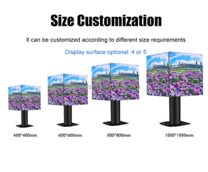 لوحة عرض LED إبداعية داخل المنزل مكعب سحري P3 لشعار متجر الإعلانات * من من من من من من من من من أجل البيع بالتجزئة - Product Image 5