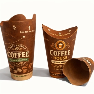 <span class=keywords><strong>Gobelet</strong></span> à café <span class=keywords><strong>pliable</strong></span> avec logo <span class=keywords><strong>personnalisé</strong></span>, <span class=keywords><strong>gobelet</strong></span> en papier imprimé durable pour les cafés et les magasins de boissons - Product Image 5