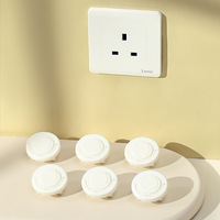 Cache-prises de sécurité pour bébés, protections pour prises électriques, cache-prises pour enfants, sécurité domestique et de bureau, plastique ABS blanc
