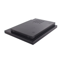 PC de panel industrial todo en uno de 15 pulgadas con lector RFID de pantalla táctil y micrófono PC de control de acceso de carcasa de hierro y accesorios