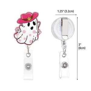 ที่หนีบป้ายชื่ออะคริลิคแบบมีกลิตเตอร์น่า<span class=keywords><strong>รัก</strong></span> ลายการ์ตูน ตัวอักษรสีรุ้ง พร้อมคลิปหนีบแบบดึงง่าย พวงกุญแจ สำหรับพยาบาล แพทย์ ใส่บัตรประจำตัว - Product Image 1