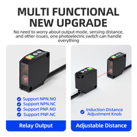MDCN Fabricante Calentamiento directo Larga distancia E3JK Sensor 2 metros de distancia Sensor fotoeléctrico Interruptor
