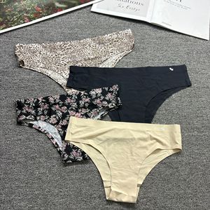 Ropa Interior de Punto Transpirable Invisible de Seda Fría para <span class=keywords><strong>Mujer</strong></span>, Sensación de Segunda Piel, Yoga, Fitness, Efecto Levanta Glúteos, Tanga Ajustada - Product Image 1