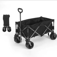 Table pliante en métal pour camping-car, chariot de pique-nique extra-large, chariot à pousser pour petite remorque