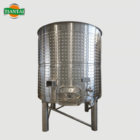 Fermenteur à vin ouvert de 1500 L avec isolation thermique pour la production commerciale de vin de raisin