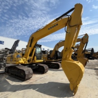 Pompe moteur fiable pour excavatrice sur chenilles Komatsu PC160 d'occasion, idéale pour les travaux de terrassement et la construction routière