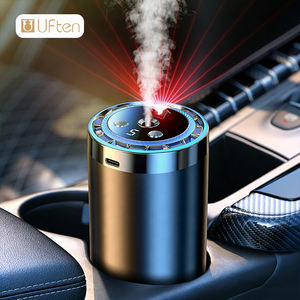 Purificador <span class=keywords><strong>de</strong></span> Aire Inteligente para Automóvil, Difusor <span class=keywords><strong>de</strong></span> Aroma Recargable, 5 Niveles <span class=keywords><strong>de</strong></span> Difusión <span class=keywords><strong>de</strong></span> Fragancia Inteligente Ajustable, Luz <span class=keywords><strong>de</strong></span> <span class=keywords><strong>Estrella</strong></span> Roja <span class=keywords><strong>de</strong></span> Fantasía - Product Image 1