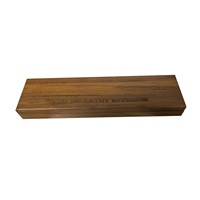 Présentoir de couteau/épée militaire en bois massif avec gravure personnalisée | Vente en gros directe d'usine