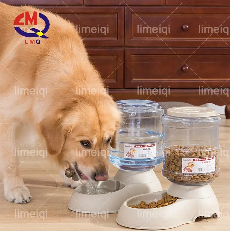 Pet Tự Động Nhựa Thức Ăn Trung Chuyển Pet Pet Đài Phun Nước Cho Chó Mèo Pet Uống Nước Đài Phun Nước 3.75L