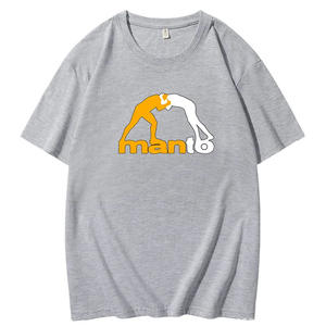 Camiseta de manga corta informal de verano para <span class=keywords><strong>hombre</strong></span> para <span class=keywords><strong>Amazon</strong></span> Venta caliente suave 180 gramos poliéster tela de punto a cuadros con logotipo de pantalla De - Product Image 3