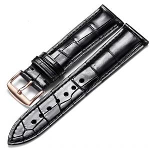 <span class=keywords><strong>Bracelet</strong></span> de montre en <span class=keywords><strong>cuir</strong></span> de vachette véritable haut de gamme 18 mm 19 mm 20 mm 21 mm 22 mm avec fermoir déployant, <span class=keywords><strong>bracelet</strong></span> de remplacement <span class=keywords><strong>pour</strong></span> montre intelligente - Product Image 5