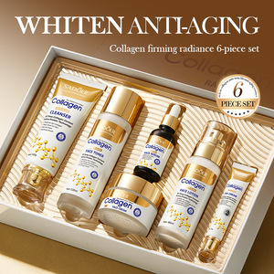 Set de Cuidado de la Piel Hidratante y Humectante de la <span class=keywords><strong>Serie</strong></span> Colágeno Directo de Fábrica, Set de Cuidado de la Piel Suave para Mujeres - Product Image 1