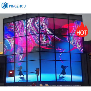 Écran LED à film flexible transparent pour fenêtre en verre, mur intérieur et extérieur, écran haute luminosité P4 couleur pleine, P8P10p7.82p3.91 fenêtre - Product Image 3