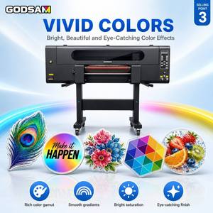 <b>A2</b> UV DTF <b>Printer</b> Crystal Label AB Film Roll to Roll White Ink Logo Sticker Bottle Cup Metal Glass Decal Printing Machine - Product Image 5