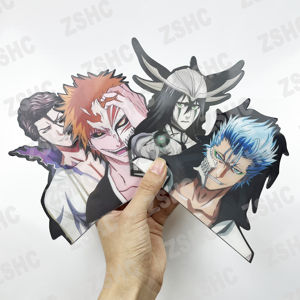 Autocollants Anime <span class=keywords><strong>BLEACH</strong></span> à Mouvement 3D, Décalcomanies Étanche, Autocollants Lenticulaires Flip <span class=keywords><strong>Manga</strong></span> pour Voiture, Téléphone, Tasse, Ordinateur Portable et Décoration Intérieure - Product Image 1