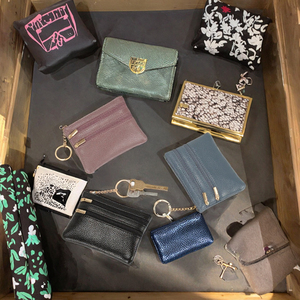 Femmes élégant en cuir PU Mini fermeture éclair porte-monnaie lettre motif porte-clés portefeuille avec petit porte-carte à la mode en gros - Product Image 3