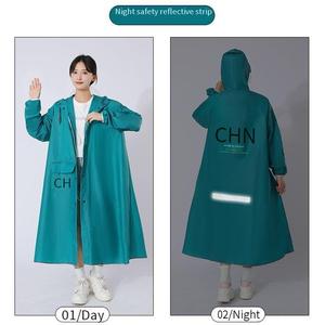 Imperméable en EVA <span class=keywords><strong>de</strong></span> haute qualité, sans odeur, pour adultes, vêtements <span class=keywords><strong>de</strong></span> <span class=keywords><strong>pluie</strong></span> réutilisables non toxiques pour <span class=keywords><strong>la</strong></span> randonnée, le <span class=keywords><strong>vélo</strong></span>, les voyages, équipement unisexe - Product Image 5