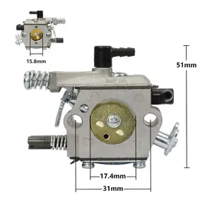 Bộ Chế Hòa Khí Zenoah Hiệu Suất Cao 4500 5200 5800 Cưa Xích Thay Thế OEM Phần 848C818104 Cưa Xích Bộ Chế Hòa Khí