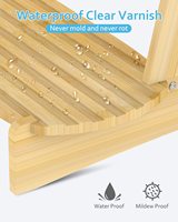 Support de planche de surf vertical, support de planche de surf autoportant, support d'exposition pour snowboard, skateboard, ski et wakeboard, support de surf en bambou