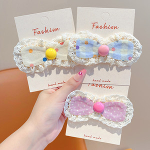 Accesorios <span class=keywords><strong>para</strong></span> el Cabello <span class=keywords><strong>para</strong></span> Niñas, Lindos Lazos de Encaje, Pinzas <span class=keywords><strong>con</strong></span> Cinta Mágica <span class=keywords><strong>para</strong></span> Niñas Pequeñas, Adhesivos <span class=keywords><strong>para</strong></span> Flequillo, Pinzas <span class=keywords><strong>para</strong></span> el Cabello que No Dañan el Cabello - Product Image 3