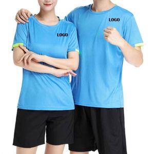 Design New Style Cooling Fabric Round-Neck Shirt Knitted Gym Wear <b>T</b>-Shirt Quick Dry Plain Men <b>T</b>-Shirts - Product Image 2