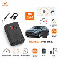 Traceur GPS sans fil pour véhicule personnel, autonomie de 7 jours, géolocalisation, alerte de survitesse, sans frais mensuels