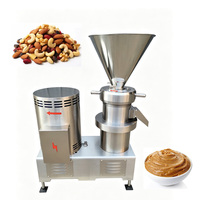 Cashewboter maakmachine met schaarproces voor grote cashewnoten, pinda's, sesamzaadjes en andere noten.