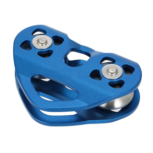 Poulie en alliage d'aluminium Jungle Expansion Zip Portable 30KN Cable Car Double Pulley Group for Outdoor Zip Line Scenic Area Ropeway - Product Image 4