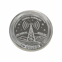Médaille personnalisée en alliage de zinc 3D, finition argent antique, pour ingénieur pionnier, avec boussole et phare, pièce de défi, médailles de récompense, cadeau souvenir