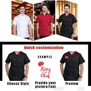 Veste de chef personnalisée pour hommes Manteau personnalisé pour hôtel cuisine restaurant - Product Image 5