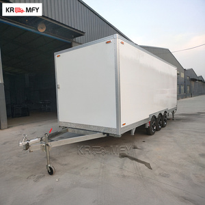 Nuevo Baño Móvil de Lujo 2026, Baño de Acero Inoxidable con 2 Estaciones, Ducha, Lavandería, para Parques, Remolque de Baño Portátil - Product Image 1