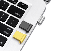 Mini Memoria USB Super Compacta de 8gb 16gb 32gb, Pendrive Metálico Impermeable con Llavero