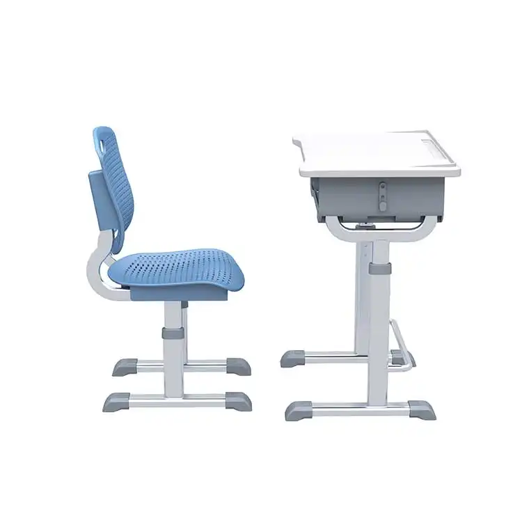 Venta caliente muebles escolares modernos escritorios y sillas de aprendizaje para niños aulas conjunto de escritorios y sillas para estudiantes