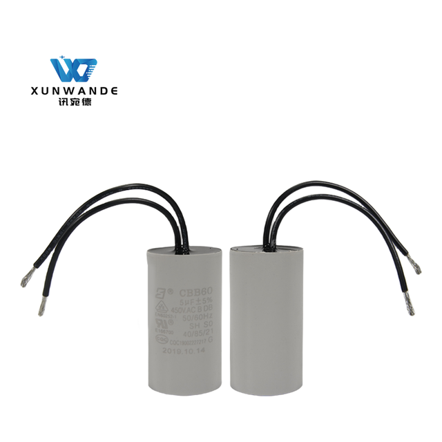 Competitive Price CBB60 450V 5uf Motor Capacitor Air Conditioner Run Capacitor