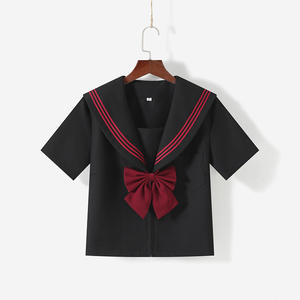 <span class=keywords><strong>Uniforme</strong></span> d'écolière <span class=keywords><strong>Uniforme</strong></span> scolaire japonais marin Uniformes d'étudiants Vêtements pour filles Anime COS Sailor JK Suit - Product Image 3