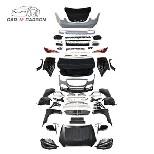2009-2013Year W221 Upgrade W223 Body Kits S680 Car Bumpers S Class S350 S550 S400 W221 Old To New Facelift Bodykit With Light