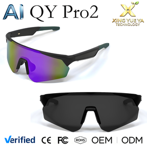 แว่นตาอัจฉริยะ QY Pro2 รับสายโทรศัพท์ แปลภาษา ผู้ช่วยเสียง โทรผ่านบลูทูธ ฟังเพลง แว่นกันแดดสำหรับเล่นกีฬากลางแจ้ง ป้องกันรังสียูวี - Product Image 1