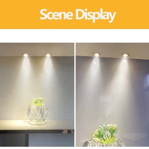 โคมไฟดาวน์ไลท์แบบฝังในตู้แสดงผล LED Spotlight <span class=keywords><strong>1W</strong></span> 3W ไฟสปอตไลท์ขนาดเล็กใต้ไฟเพดานพร้อมไดรเวอร์ - Product Image 6
