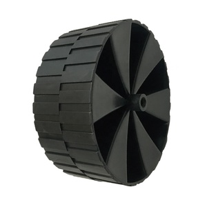 7 8 Inch Plastic PVC Poly PU Polyurethane Foam Flat Free Tire Wheel for Folding Utility <strong>Beach</strong> Sand Cart <strong>Wagon</strong> - Product Image 2