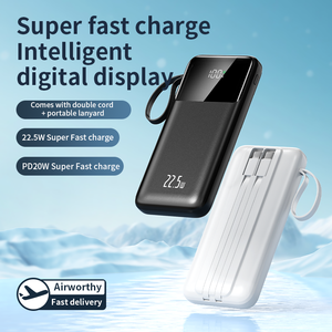 Vendere come torte calde Super veloce 10000mah Power Bank viene fornito con cavo di ricarica C-tipo di uscita 22.5W power bank portatile - Product Image 3