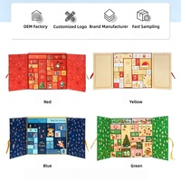 Calendrier de l'Avent 2026 : Coffret Cadeau 24 Jours, Boîte Mystère de Noël Vide, Pack Surprise du Réveillon avec Bougie et Portefeuille