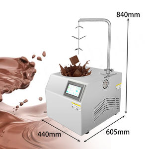 Nouvelle machine à tempérer le chocolat électrique commerciale à haute productivité avec écran tactile et construction en acier inoxydable - Product Image 6