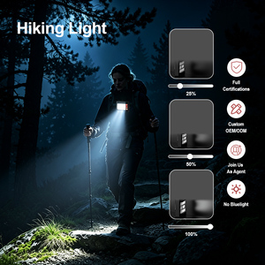 Lampe de camping LED rechargeable par USB avec commande tactile, étanche IP65, pour randonnée en plein air, escalade, avertissement de secours - Product Image 5