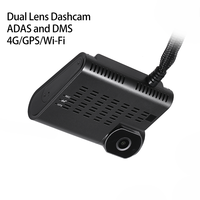 Caméra embarquée double 1080P 4G GPS Wi-Fi avec enregistreur vidéo de voiture, enregistreur de conduite ADAS, GPS et caméra, surveillance de flotte de véhicules DVR