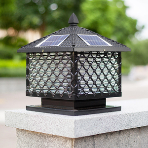 Extérieur <span class=keywords><strong>Colonne</strong></span> Étanche Lampadaires Vintage Lampe de Pilier De Jardin - Product Image 4