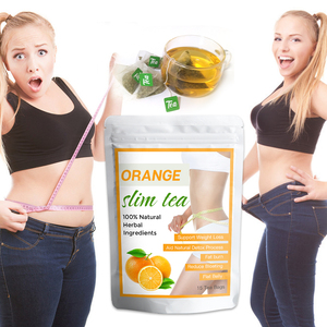 Mélange d'herbes naturelles de marque privée, thé <span class=keywords><strong>régime</strong></span> détox pour ventre plat, thé amincissant à saveur d'orange et de fruits - Product Image 1