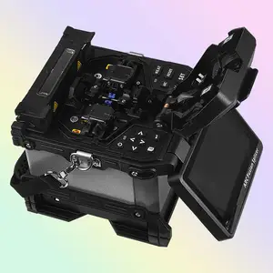 BT-PON Otomatis 6 Motor Fttx 16 Detik Pemanasan Fusion Splicer Mesin Penyambungan Fusi Pengelasan Serat Optik