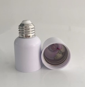 Adaptador de portalámparas de rosca B22 E27 a E14 E27, convertidor de 40 E27 a E27 de inserción, conector de longitud extendida, latón, 6A - Product Image 6